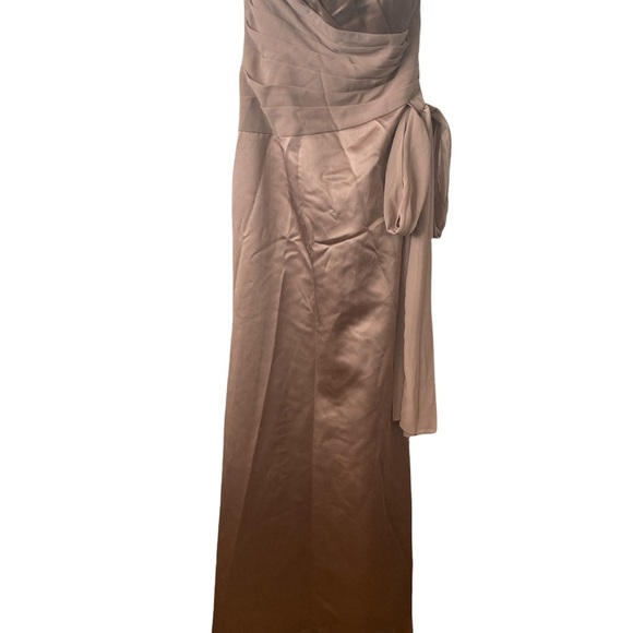 Davids Bridal Bridesmaids Gowns Bundle Of 3  Chocolate Brown - Picture 3 of 10